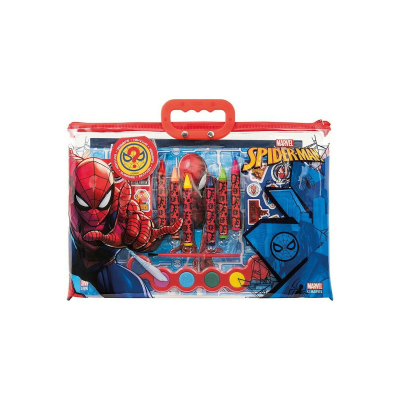 AS Σετ Ζωγραφικής Marvel Spiderman Σε Διάφανη Τσάντα Για 3+ ΧρονώνAS Σετ Ζωγραφικής Marvel Spiderman Σε Διάφανη Τσάντα Για 3+ Χρονών