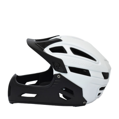 Κράνος MYNAT Full Face 52cm-58cm Μαύρο/Άσπρο