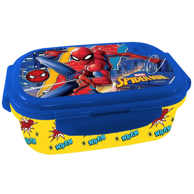 Δοχείο Φαγητού Πλαστικό pp Spiderman 19x13x7cm 900ml