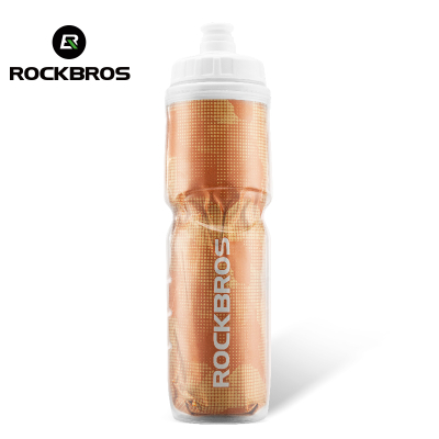 Insulated Leak-Proof Bike Water Bottle - 24OZ Orange