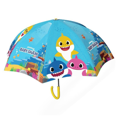  Chanos Παιδική ομπρέλα Baby Shark γαλάζιο χρώμα με αυτόματο άνοιγμα 38cm POE 9618