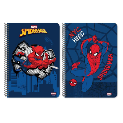 ΤΕΤΡΑΔΙO ΣΠΙΡΑΛ 17Χ25ΕΚ 2ΘΕΜ 60Φ SPIDERMAN 2ΣΧ
