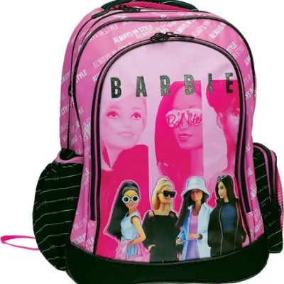 Gim Barbie Out Of The Box Σχολική Τσάντα Πλάτης Δημοτικού Ροζ 349-79031
