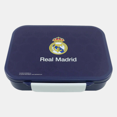 Real Madrid Πλαστικό Δοχείο Φαγητού με Πολλές Θέσεις 1000ml