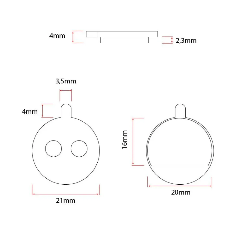 Ewheel Τακάκια Φρένων CT005-R