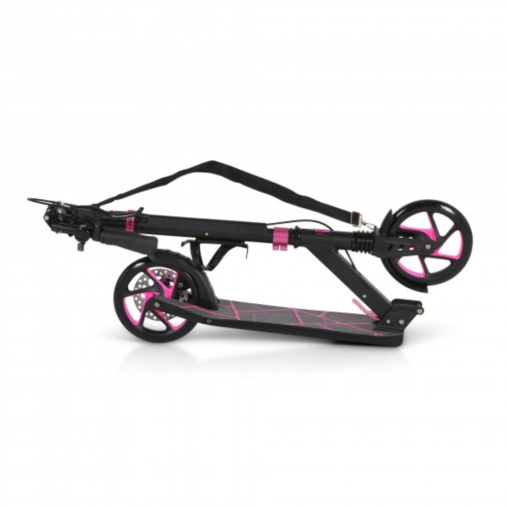 Πατίνι Αλουμινίου Με Αναδίπλωση Chic pink Byox + Δώρο Κουδουνάκι