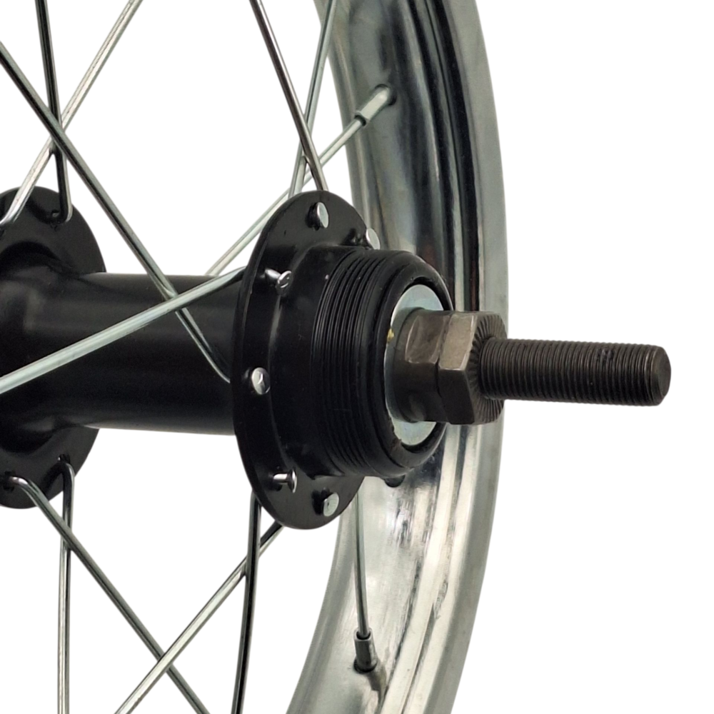 Οπίσθιος τροχός ποδηλάτου 12" - Ασημί