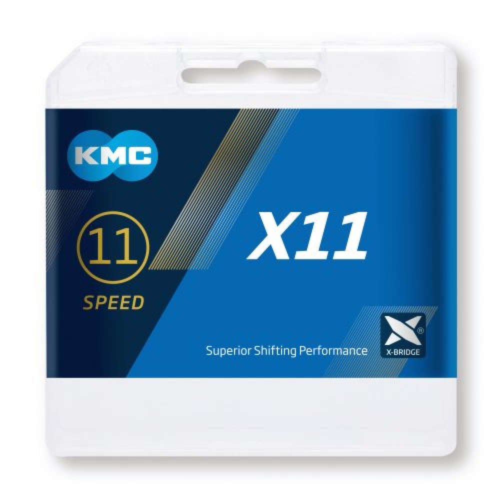 KMC Chain X11 Silver/Black Αλυσίδα Ποδηλάτου 