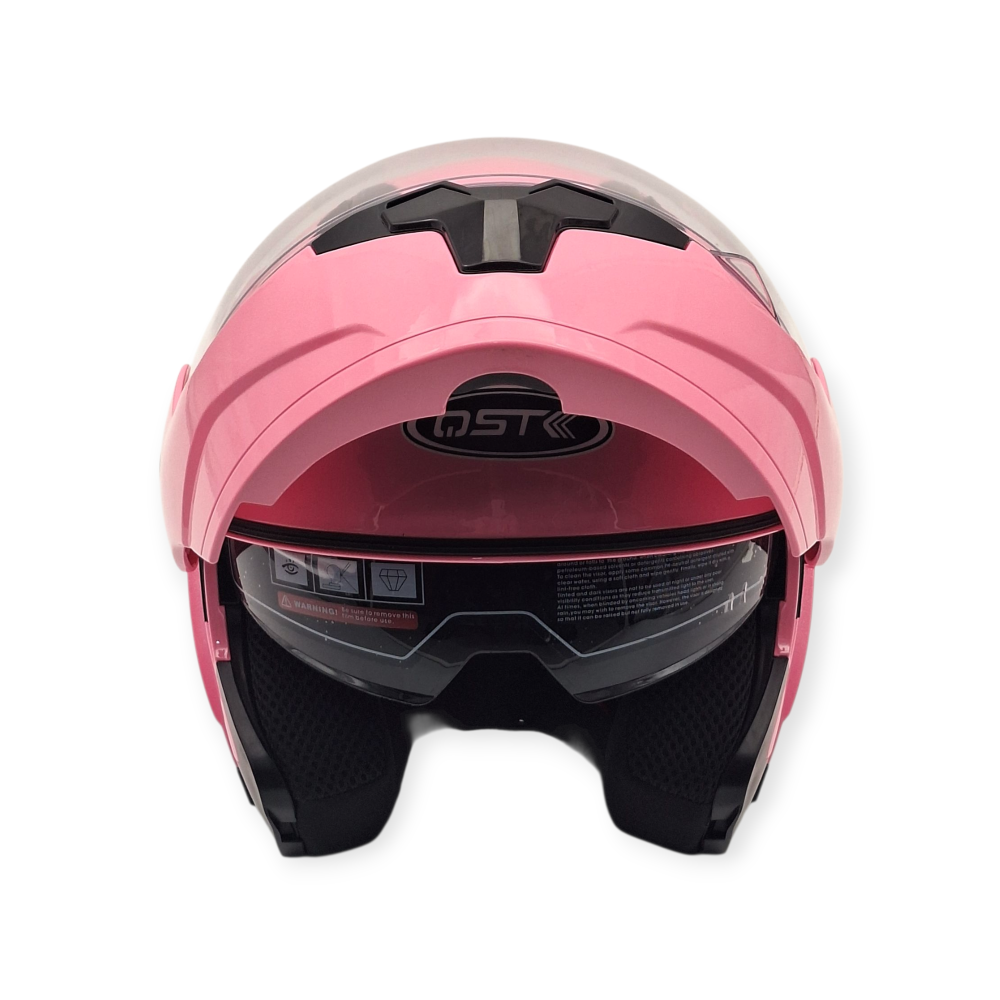 Κράνος μηχανής Flip-up GSTK pink - S