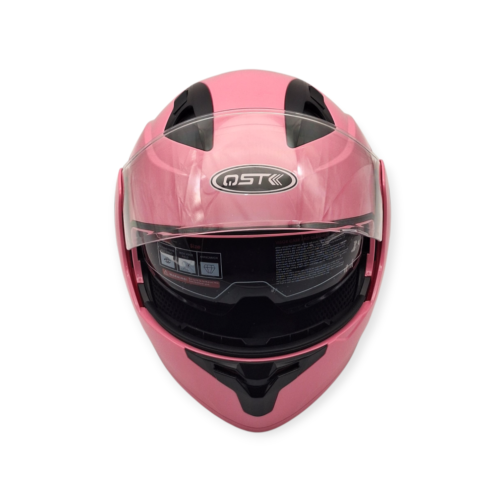 Κράνος μηχανής Flip-up GSTK pink - S