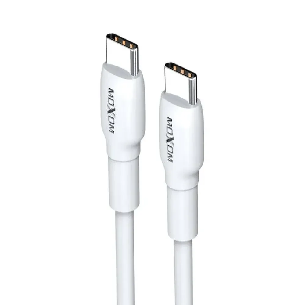 MOXOM Φορτιστής με Θύρα USB-C και Καλώδιο USB-C 25W Λευκός - MX-HC139