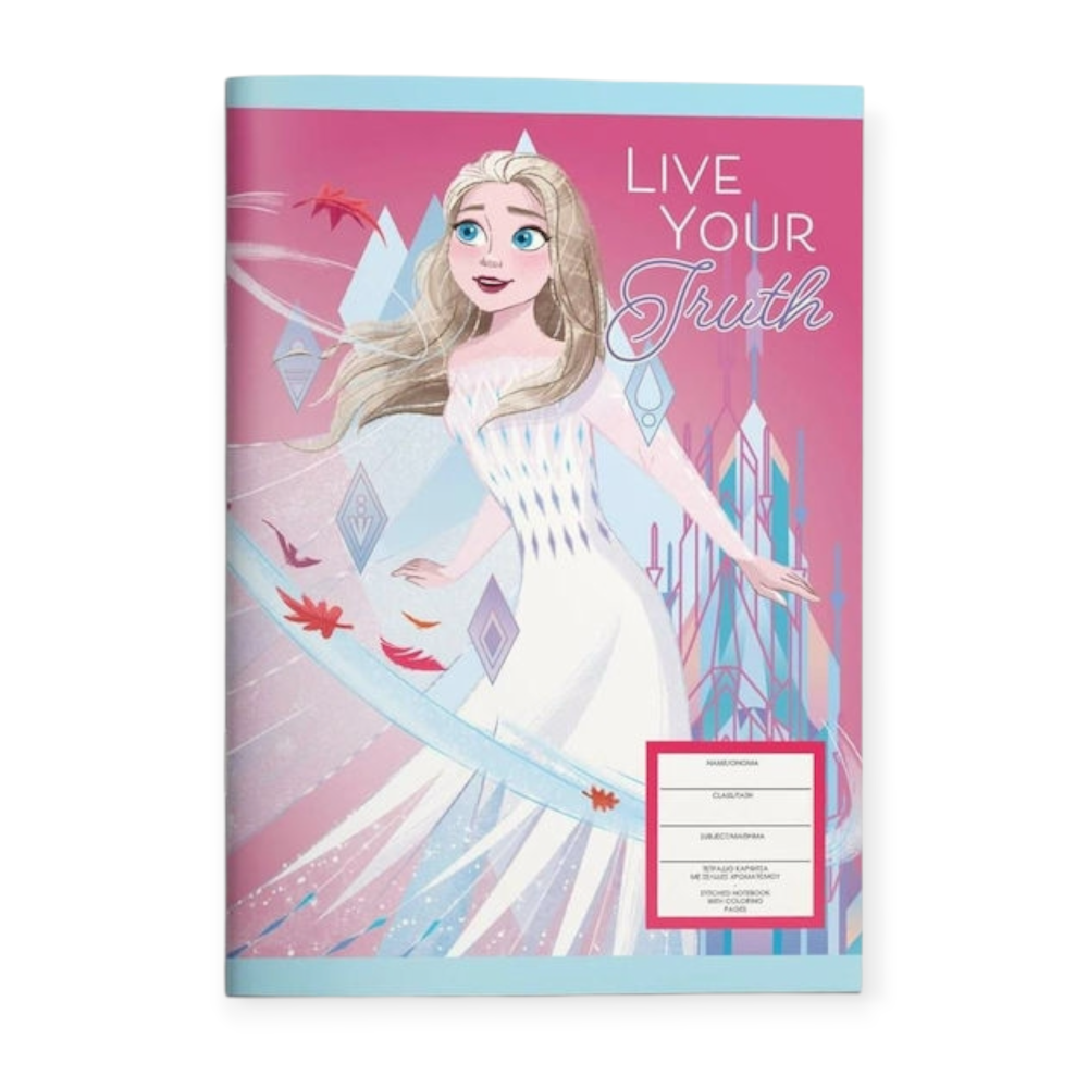 Τετράδιο Καρφίτσα 17×25 40Φ Frozen II 