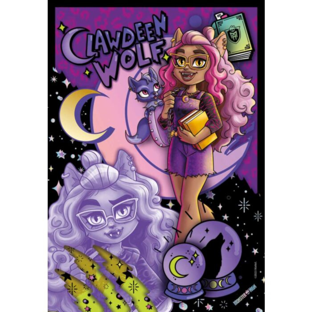 Clementoni Παιδικό Παζλ Monster High Coffin Pack Clawdeen Wolf 150 τμχ