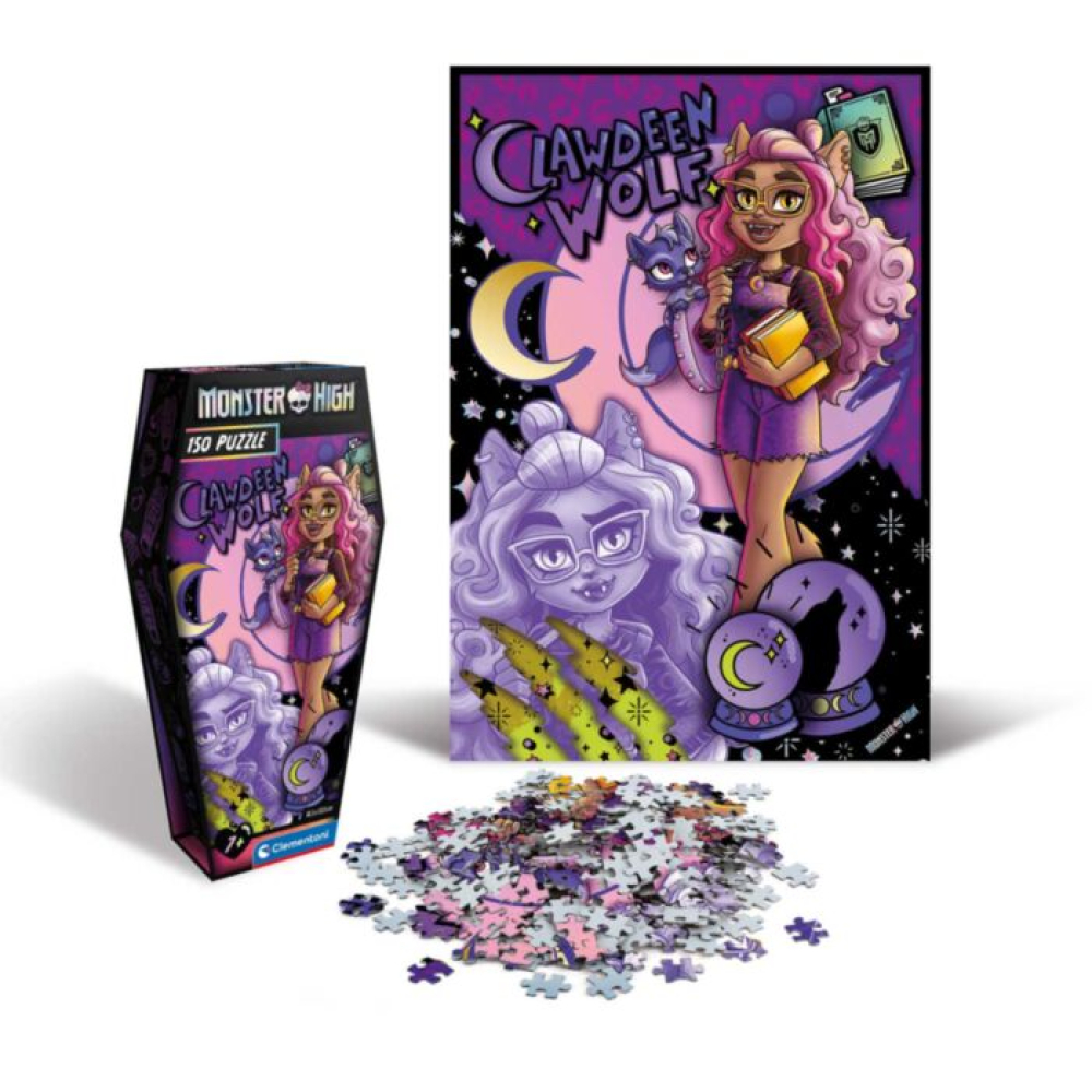 Clementoni Παιδικό Παζλ Monster High Coffin Pack Clawdeen Wolf 150 τμχ