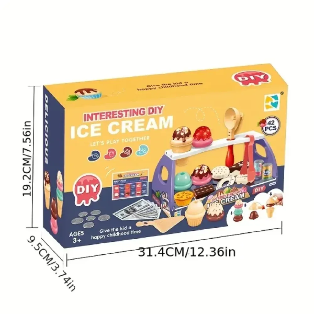Σετ παιδικό Εργαστήριο Παγωτού - 39pcs