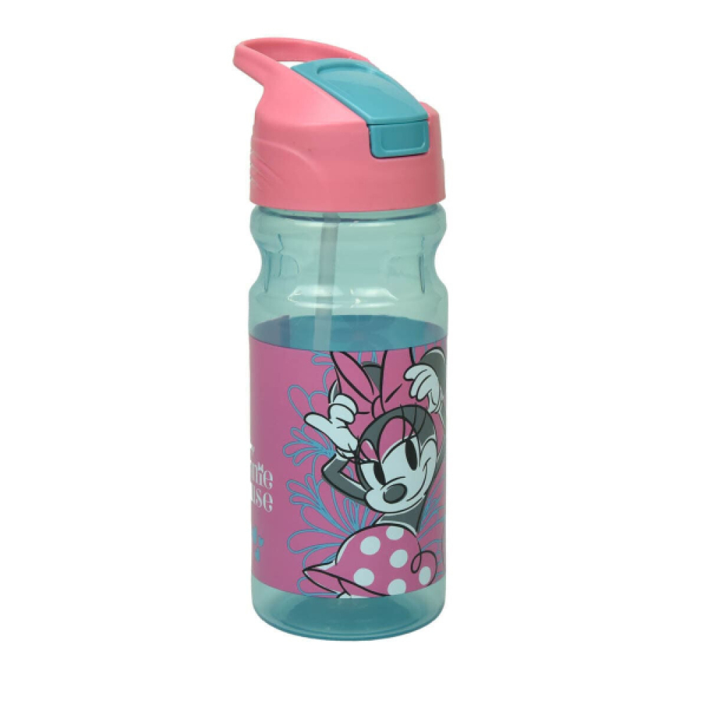 Παγούρι Minnie 550ml με Καλαμάκι Flip - BPA Free