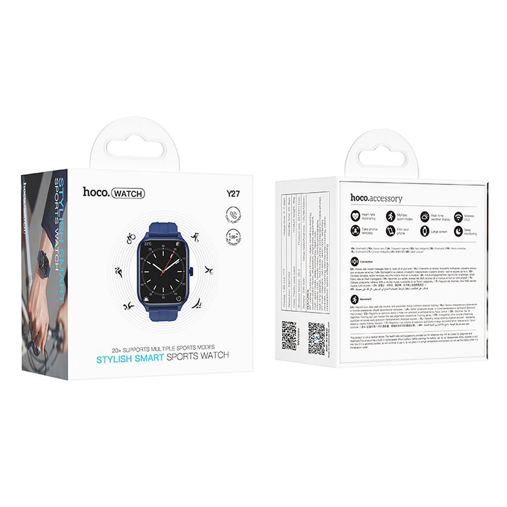 HOCO Y27 Smart Sports Watch (call version), ΜΠΛΕ