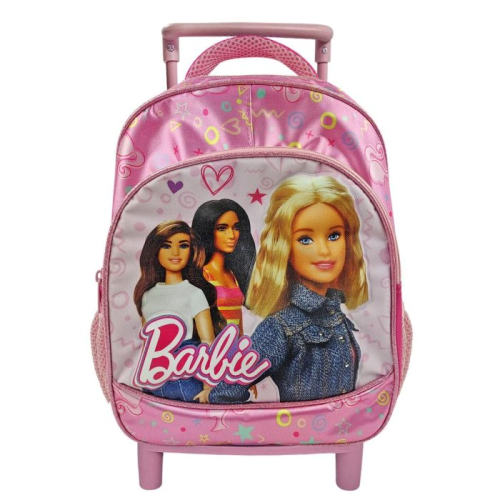 Τσάντα Τρόλεϊ Νηπίου με Ανατομική Πλάτη – Barbie 29x23x10cm