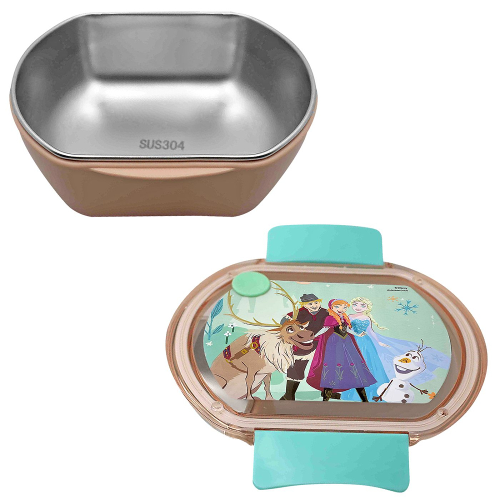 Δοχείο Φαγητού Frozen 680ml – Ανοξείδωτο & Πλαστικό BPA Free με Αεροστεγές Κλείσιμο