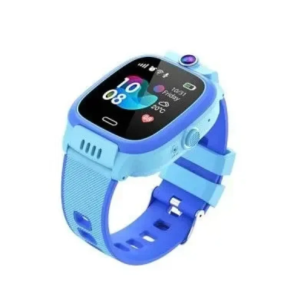 Παιδικό Smartwatch με GPS και Καουτσούκ/Πλαστικό Λουράκι Y31 - Mπλε