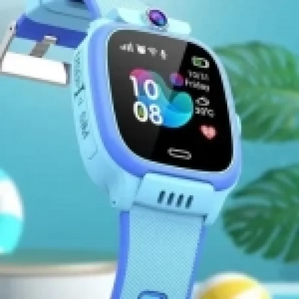Παιδικό Smartwatch με GPS και Καουτσούκ/Πλαστικό Λουράκι Y31 - Mπλε