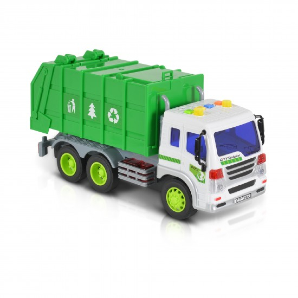 Απορριμματοφόρο Όχημα  1:16 Garbage truck WY320A 3+ετών