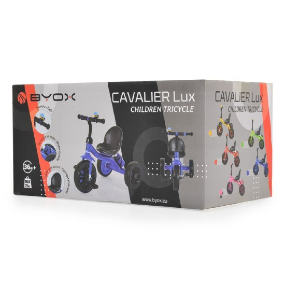 Τρίκυκλο ποδήλατο Byox Cavalier Lux blue