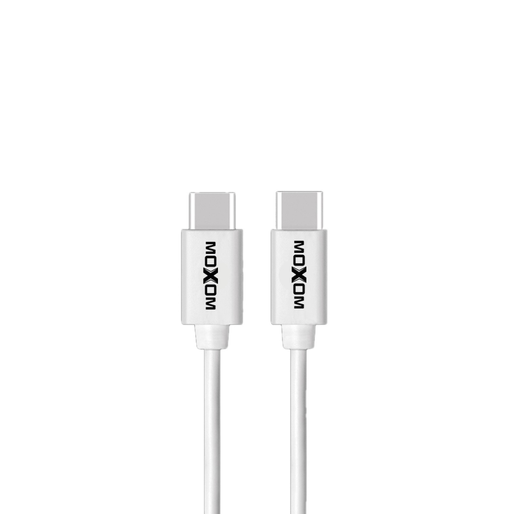 Moxom Καλώδιο 0.2m Type-C σε Type-C Λευκό - MX-CB128