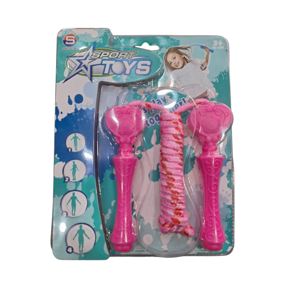 Σχοινάκι Γυμναστικής Παιδικό – Sport Toys (Ροζ) 3+ετών