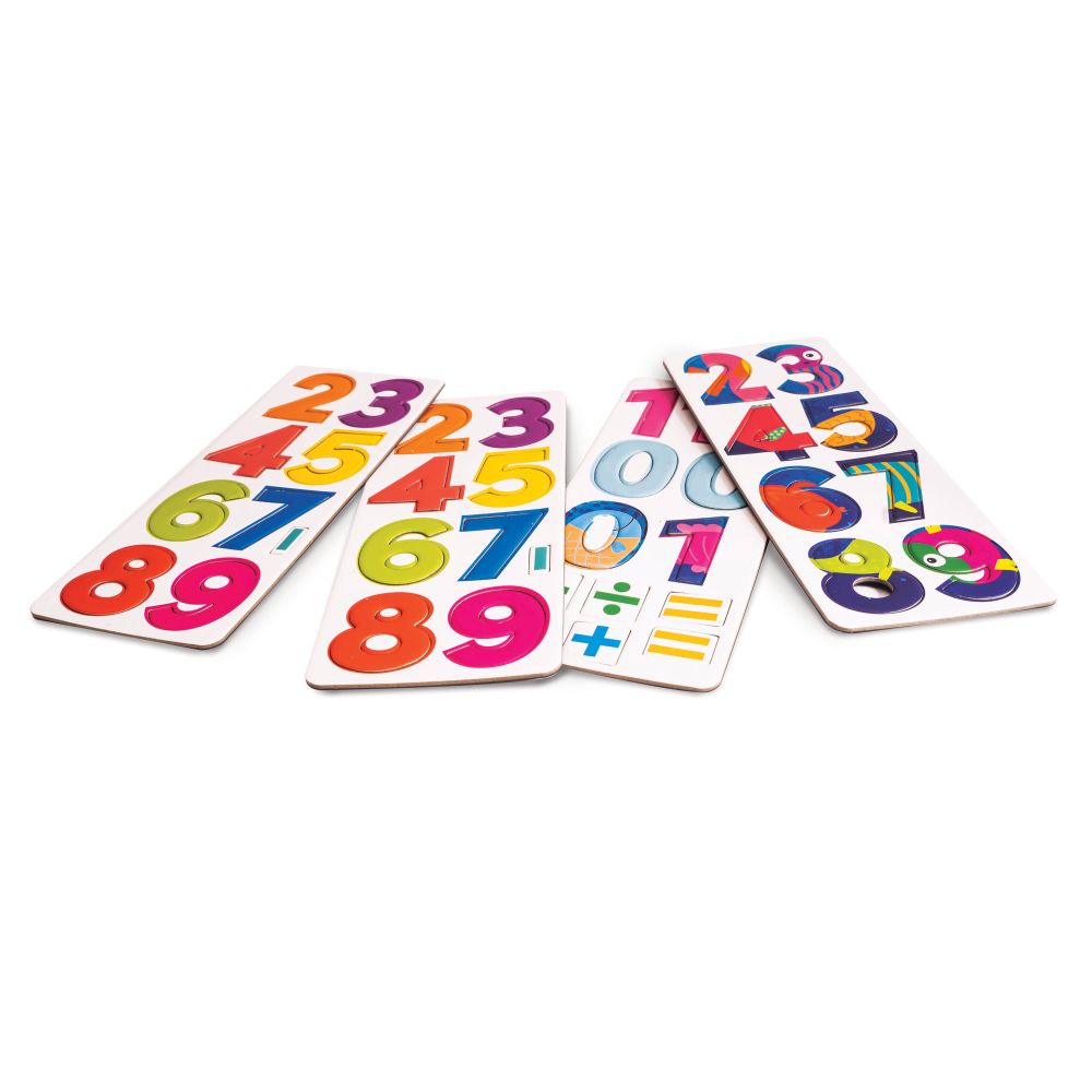 HappiHobbi Magnet Tin Αριθμοί Εκπαιδευτικοί Χάρτινοι Μαγνήτες Για 3+ Χρονών