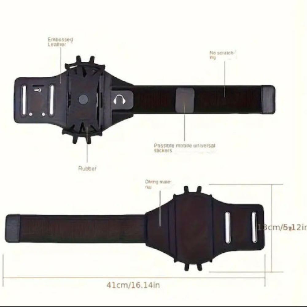 Earldom ET-S19 Universal Sports Armband για Κινητό έως 7″ με Περιστροφή 360°