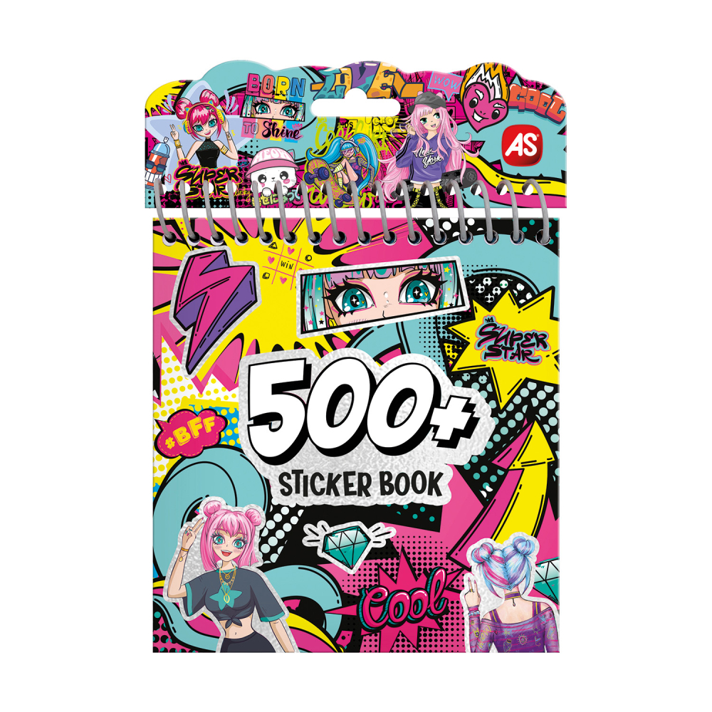 AS Τετράδιο με Αυτοκόλλητα , Assortment για 3+ Ετών