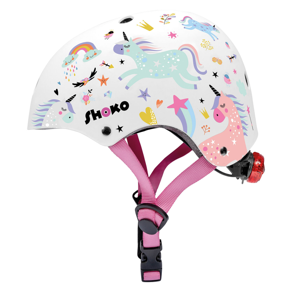Shoko Παιδικό Κράνος Με Φως Unicorn Sparkle