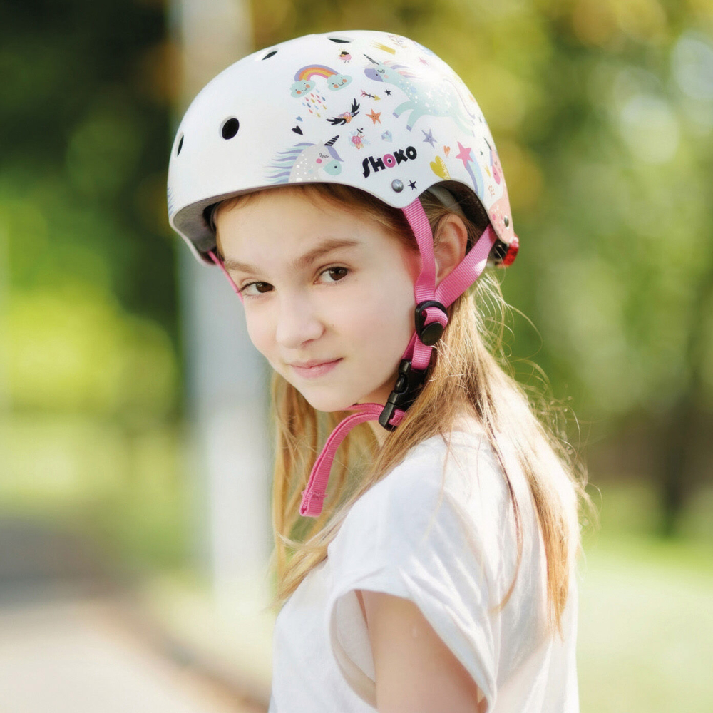 Shoko Παιδικό Κράνος Με Φως Unicorn Sparkle