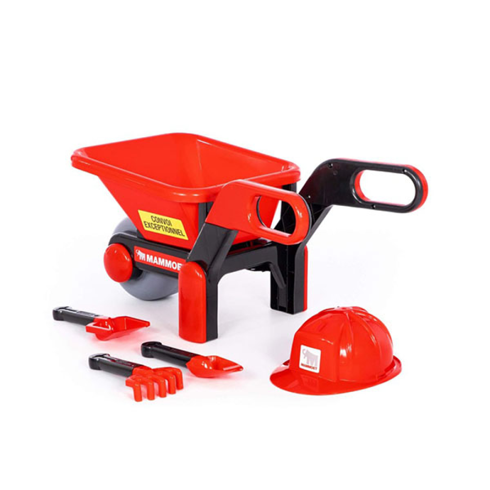 Polesie Παιχνίδι Κήπου με Καρότσι, Κράνος και Εργαλεία για 3+ Ετών