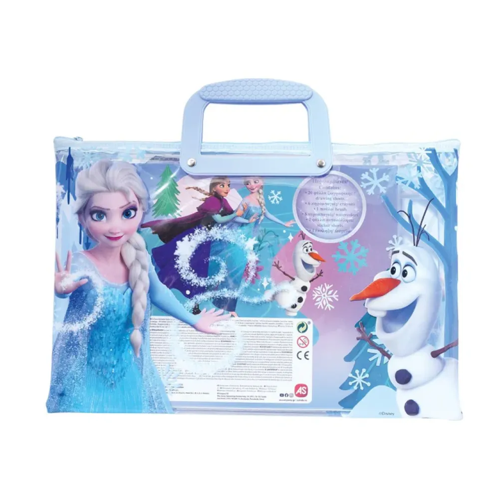 AS Σετ Ζωγραφικής Frozen Icy Adventure με Διάφανη Τσάντα Για 3+ Ετών