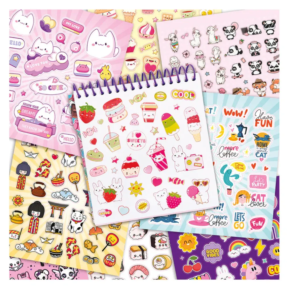 AS Τετράδιο με Αυτοκόλλητα , Assortment για 3+ Ετών