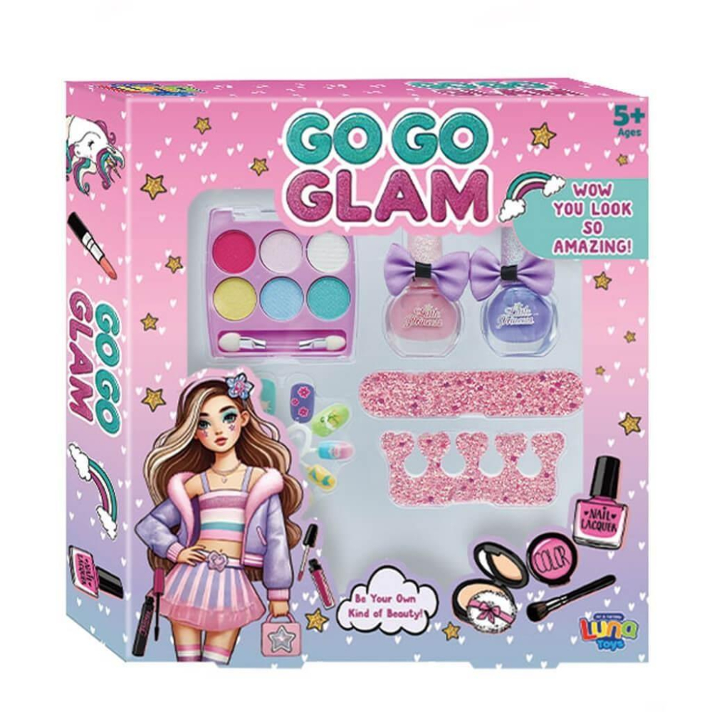 Μακιγιάζ Σετ Go Go Glam Luna Toys 22τμχ. 23.7x4x25.7 εκ.
