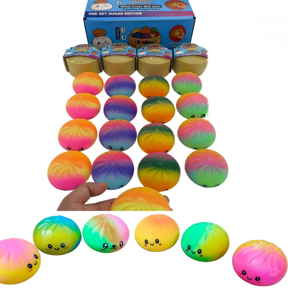 Pookie Pookie Surprise Dumplings Squishy - Πολύχρωμα
