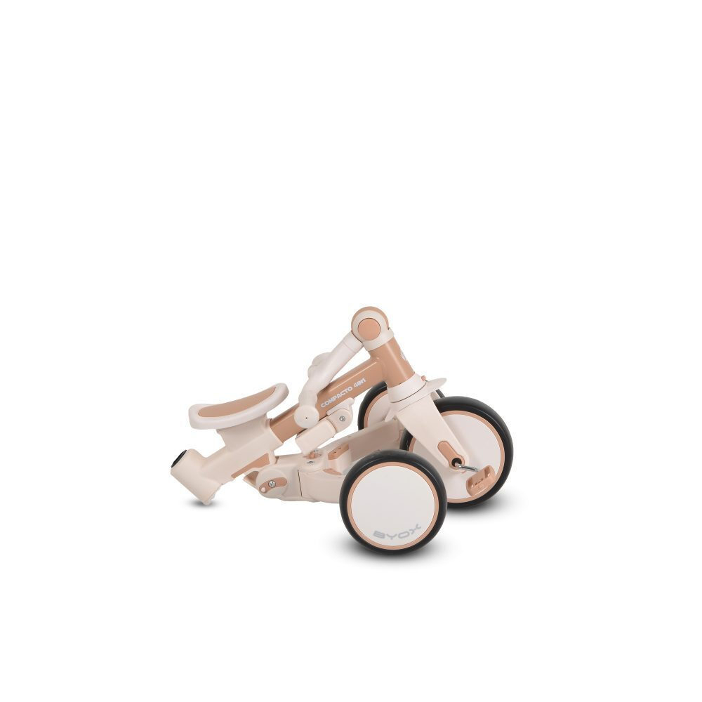 Byox Παιδικό Τρίκυκλο Αναδιπλούμενο  Compacto 4in1 beige