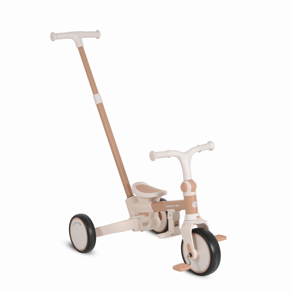 Byox Παιδικό Τρίκυκλο Αναδιπλούμενο  Compacto 4in1 beige