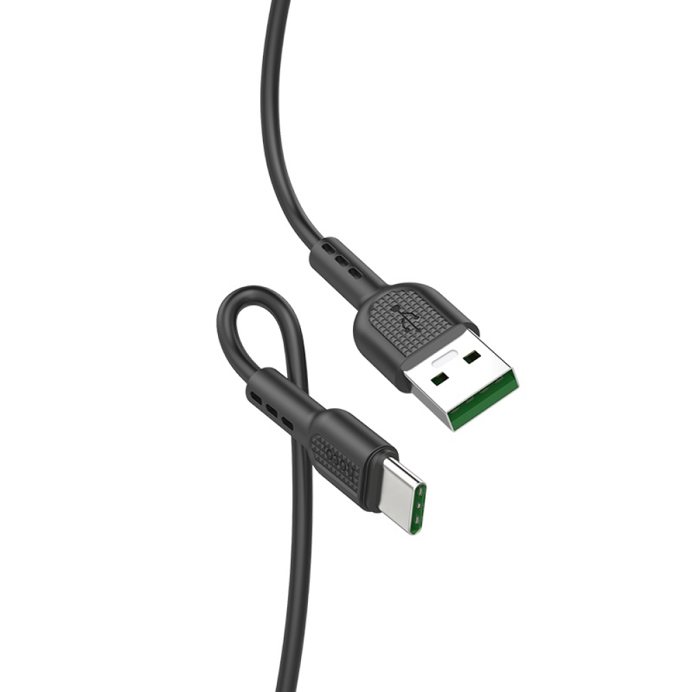 Hoco X33 Surge USB σε USB-C Fast Charging 5A Μαύρο 1m
