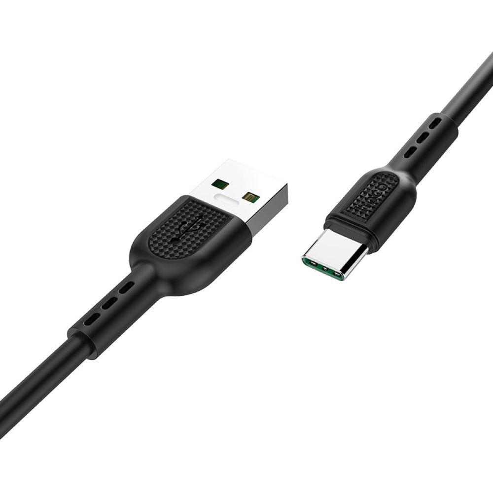 Hoco X33 Surge USB σε USB-C Fast Charging 5A Μαύρο 1m