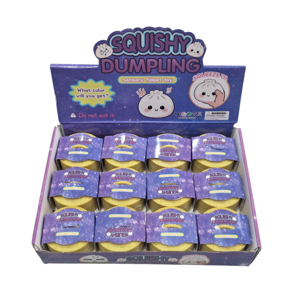 Squishy Dumpling με Glitter & Πέρλες Small
