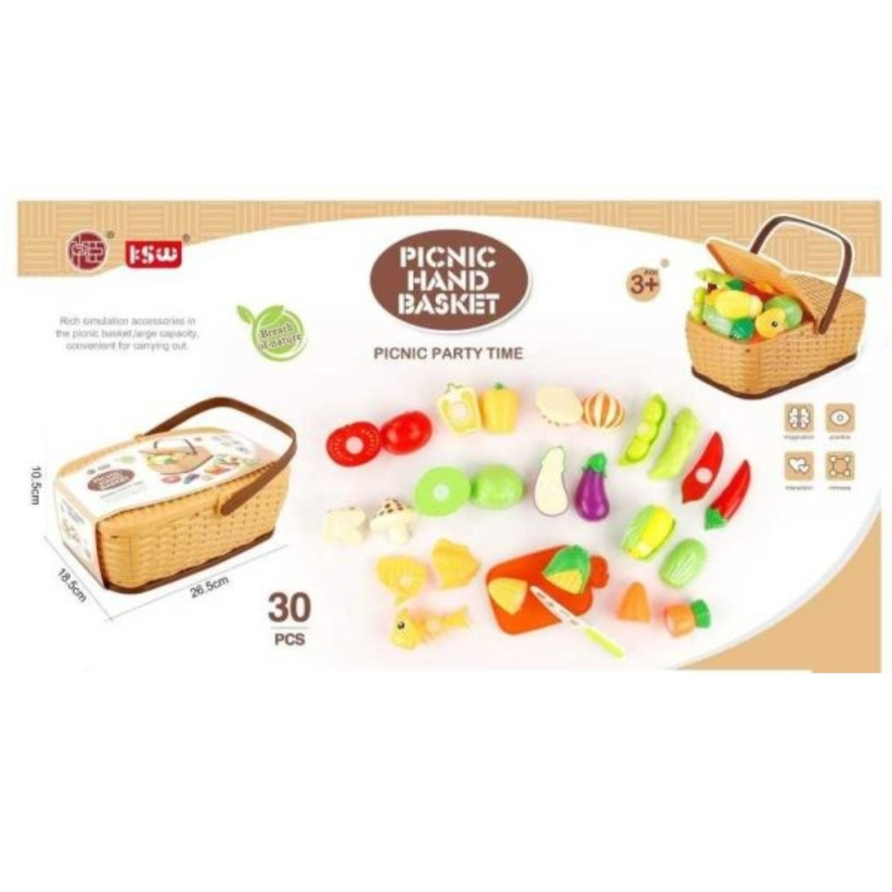 Σετ κοπής φρούτων & λαχανικών – 30pcs 