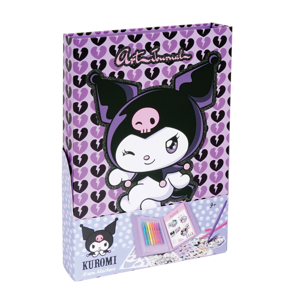 HappiHobbi Art Journal Neon Μαρκαδόροι Kuromi Για 9+ Ετών