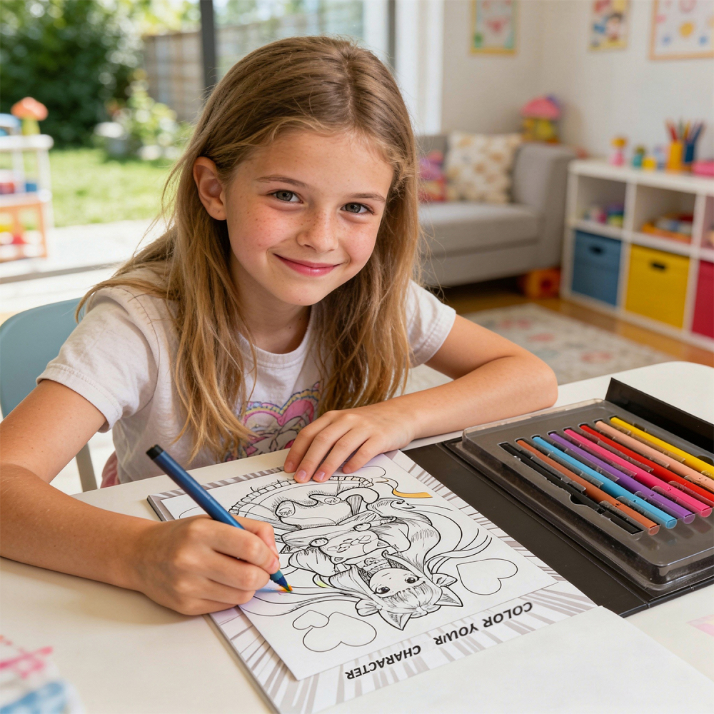HappiHobbi Art Journal Manga Μαρκαδόροι Για 9+ Ετών