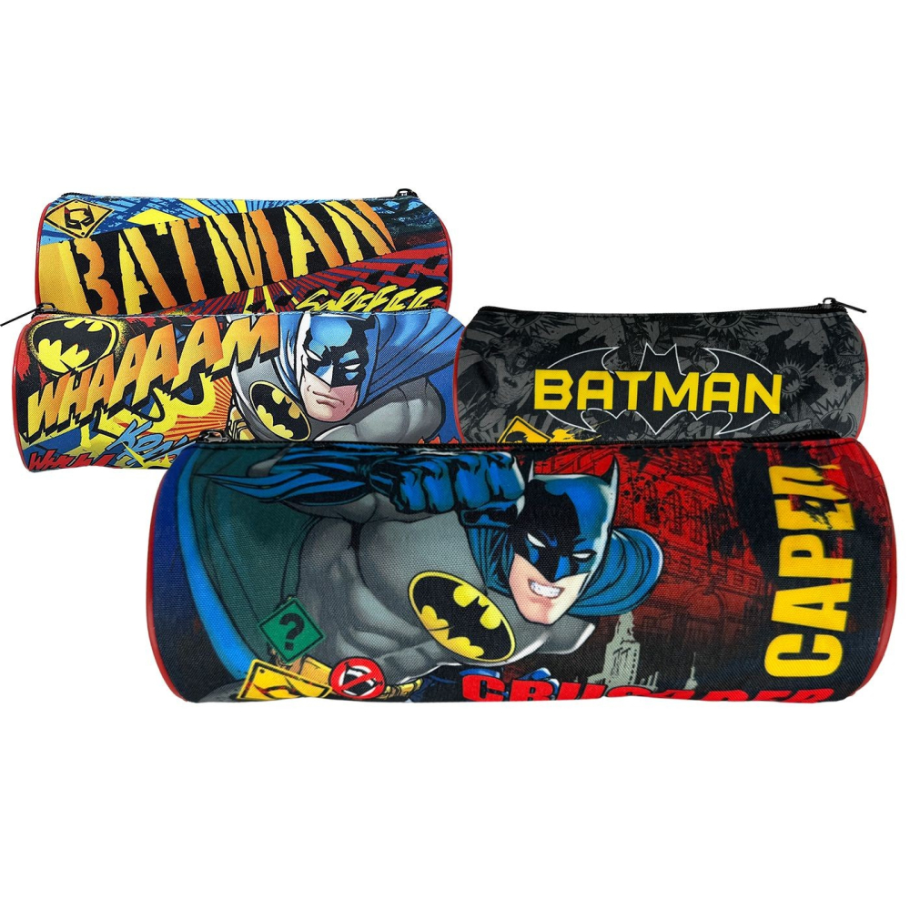 Κασετίνα Βαρελάκι Batman 23x8cm
