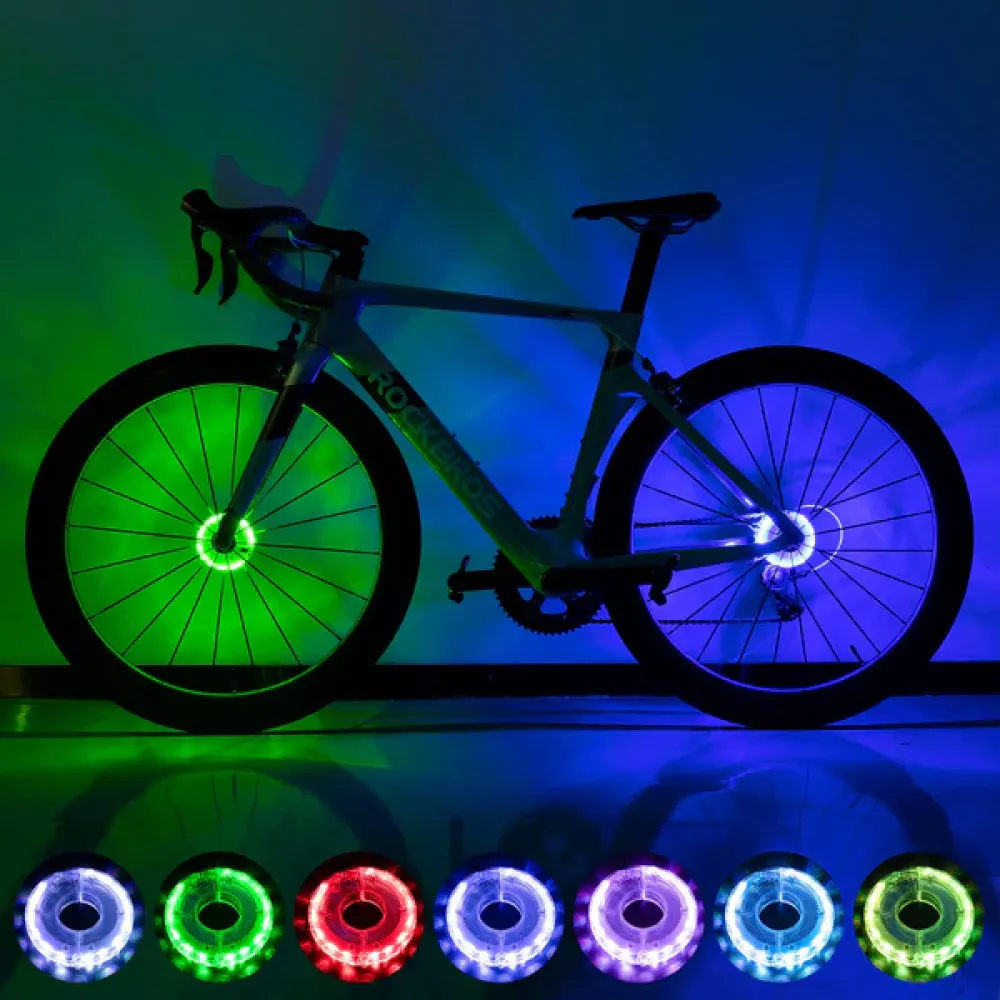 Rοckbros Bike Wheel Light - Πολύχρωμο φωτιστικό τροχού ποδηλάτου με εφέ 7 χρωμάτων - MTB BIKES