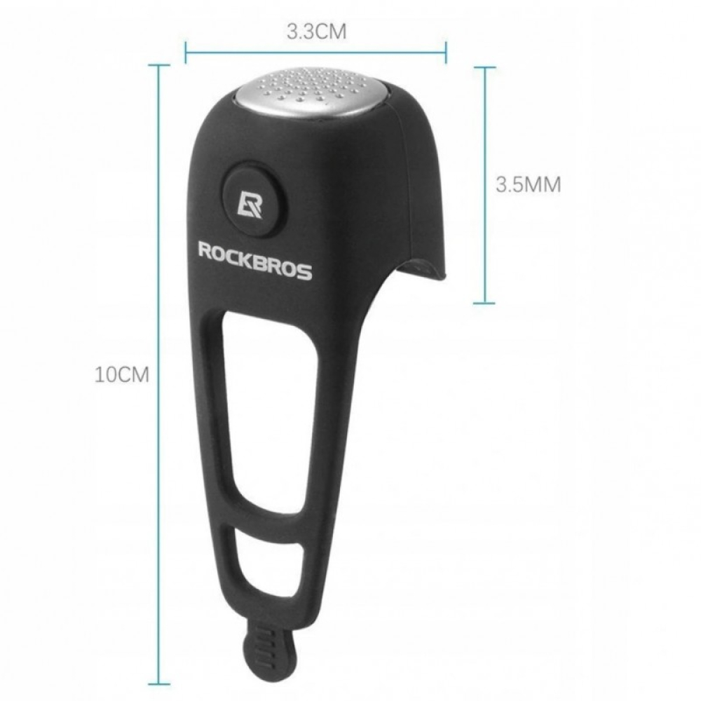 Rockbros CB1709BK Ηλεκτρονικό κουδούνι ποδηλάτου - Μαύρο